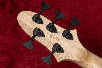 【used】Miura Guitars U.S.A. / MB-R 5st Through Blue 3.915kg #077【GIB Yokohama】