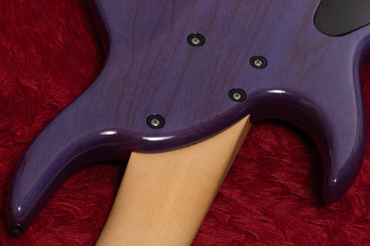 【used】Miura Guitars U.S.A. / MB-R 5st Through Blue 3.915kg #077【GIB Yokohama】