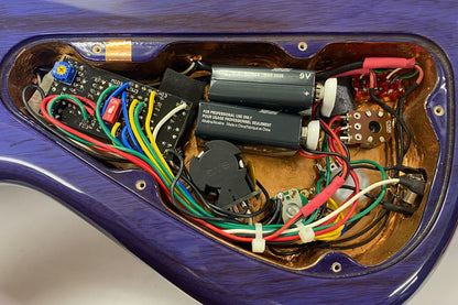 【used】Miura Guitars U.S.A. / MB-R 5st Through Blue 3.915kg #077【GIB Yokohama】