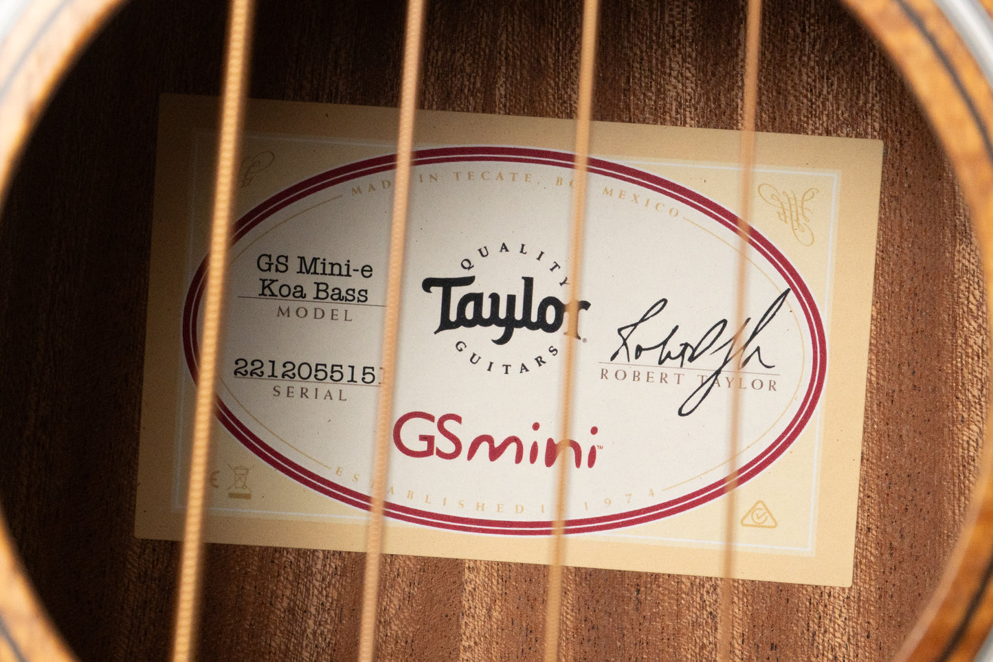 【new】Taylor / GS Mini-e Koa Bass 1.720kg #2212055151【GIB Yokohama】
