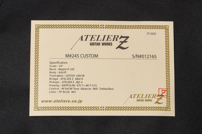 【used】Atelier Z / M#245 CTM FADE BLUE/M 4.105kg #12165【GIB Yokohama】
