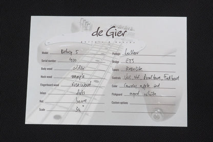 【new】De Gier / Bebop 5 Candy Apple Red 4.260kg #410【GIB Yokohama】