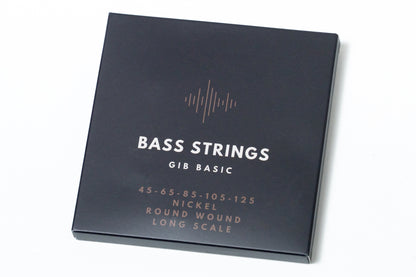 【new】GIB BASIC / Standard Bass Strings - 5st / 45-65-85-105-125 / Nickel / GBN45125【GIB Yokohama】