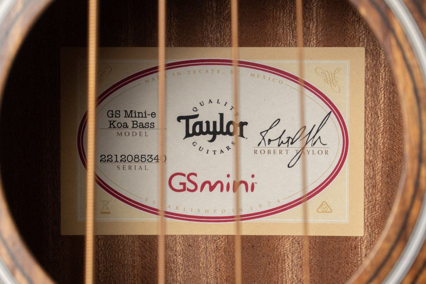 【new】Taylor / GS Mini-e Koa Bass 1.710kg #2212085340【GIB Yokohama】