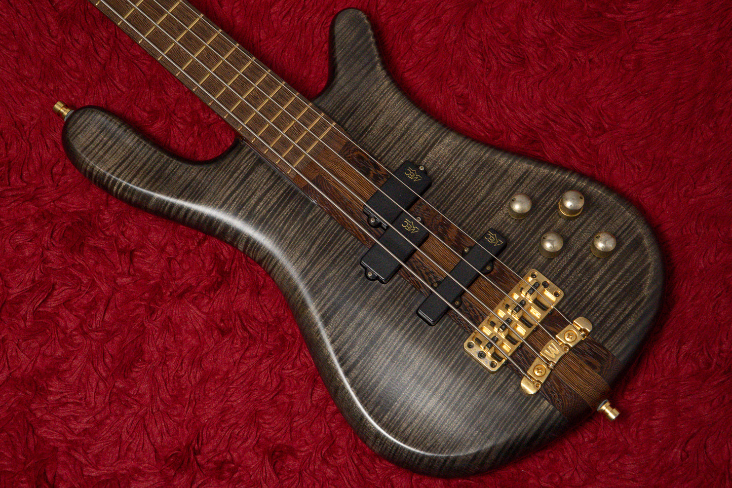 【used】Warwick / Custom Shop Streamer Stage I 4st Nirvana Black 4.535kg #F160718-14【GIB Yokohama】