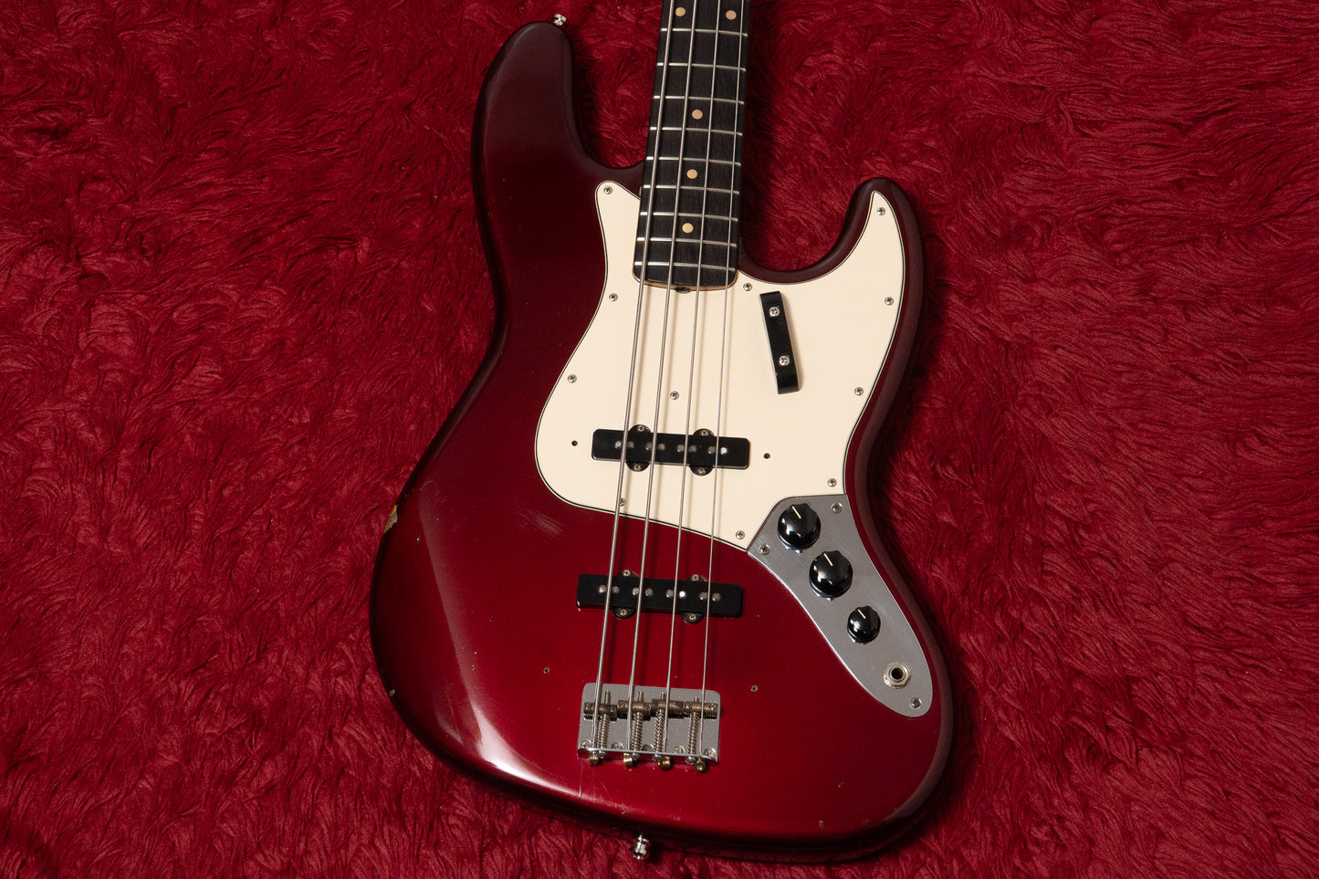 【used】Fender Custom Shop / 1963 Jazz Bass NOS Metallic Red 2003 4.140kg #R16853【GIB Yokohama】【PLEK調整済み】