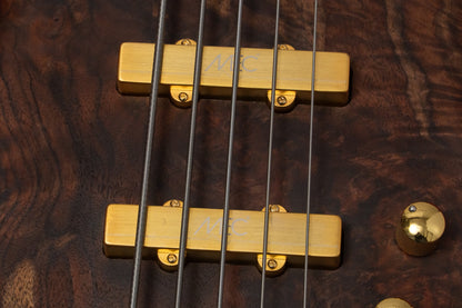 【new】Warwick / Custom Shop Streamer Stage II 5st Walnut Burl / Natural Oil Finish 4.670kg #B164287-26【GIB Yokohama】