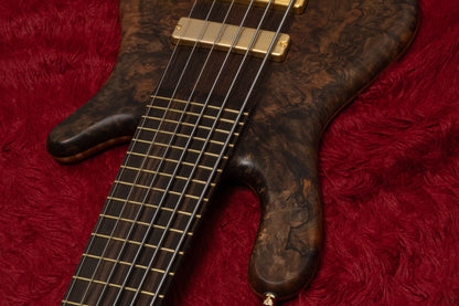 【new】Warwick / Custom Shop Streamer Stage I 6st Walnut Burl / Natural Oil Finish 5.775kg #B164286-26【GIB Yokohama】