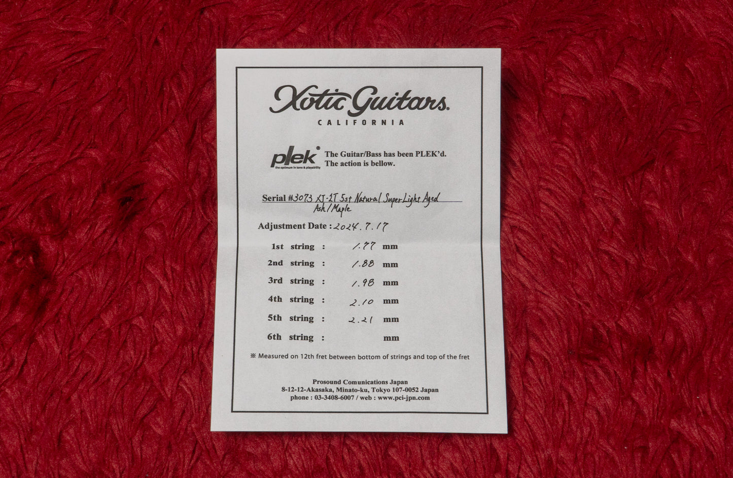 【used】Xotic / XJ-1T 5st NT ASH/M 2024 4.620kg #3073【GIB Yokohama】