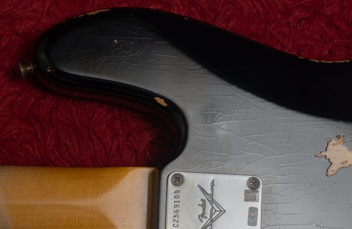 【used】Fender Custom Shop / 1962 Jazz Bass Relic Black 2023 4.285kg #CZ569109【GIB Hyogo】