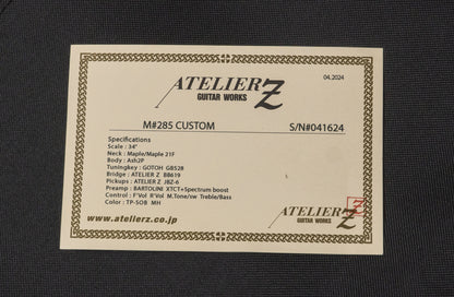 【used】Atelier Z / M#285 Custom TP-SOB MH 2024 4.880kg #041624【GIB Yokohama】
