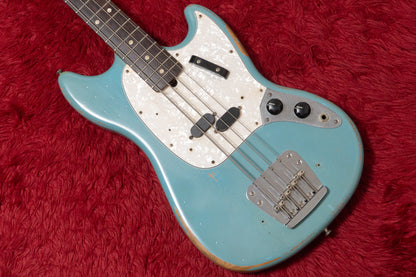 【used】Fender / JMJ Road Worn Mustang Bass Faded Daphne Blue 2021 3.620kg #MX21529611【GIB Yokohama】
