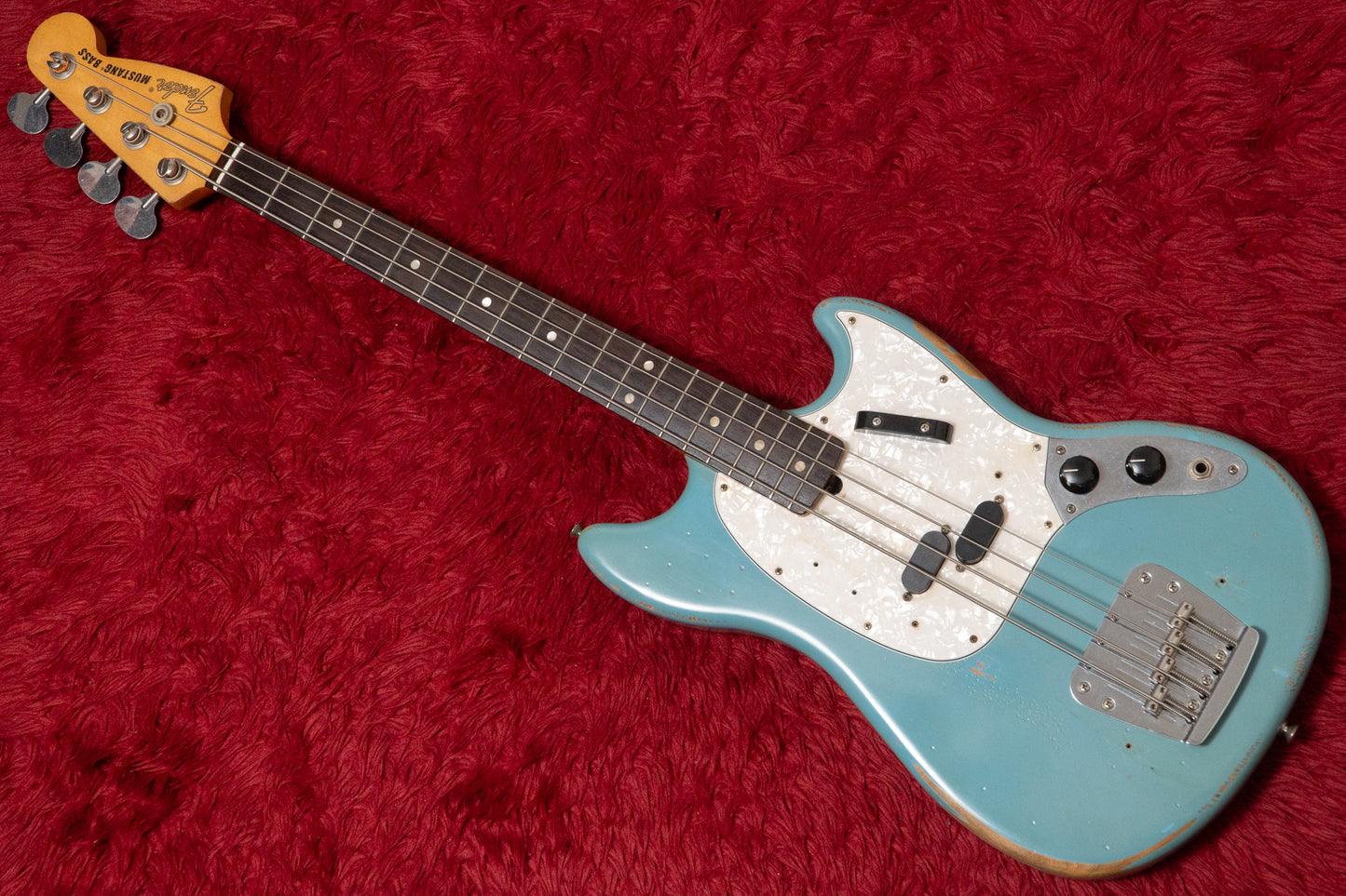 【used】Fender / JMJ Road Worn Mustang Bass Faded Daphne Blue 2021 3.620kg #MX21529611【GIB Yokohama】