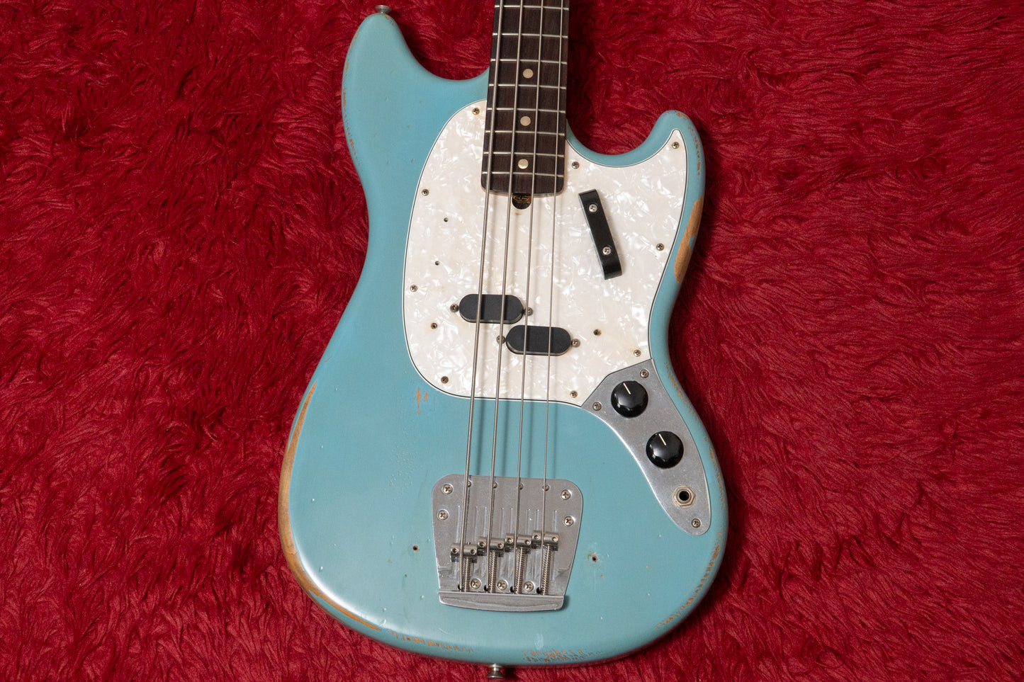 【used】Fender / JMJ Road Worn Mustang Bass Faded Daphne Blue 2021 3.620kg #MX21529611【GIB Yokohama】