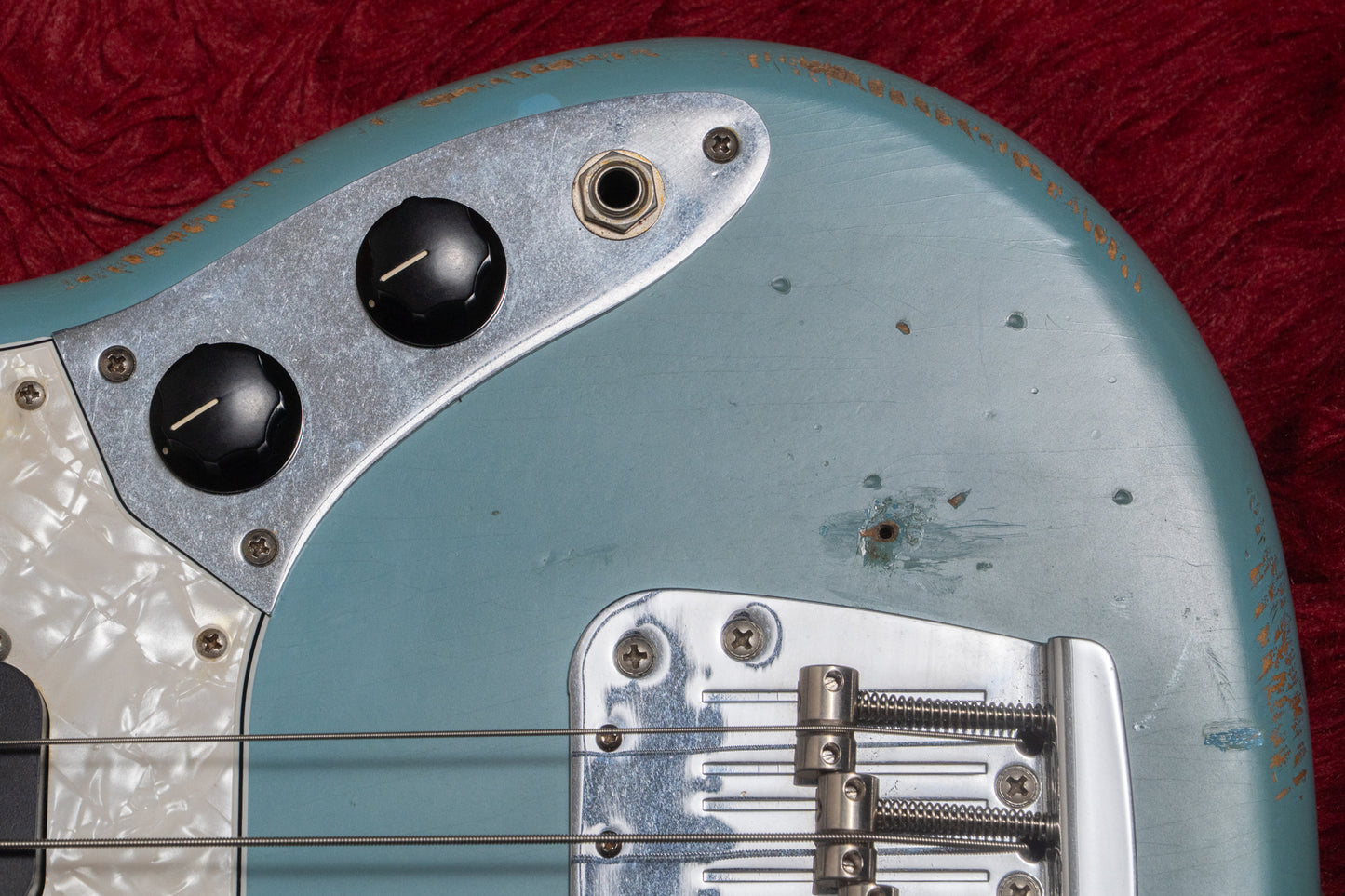 【used】Fender / JMJ Road Worn Mustang Bass Faded Daphne Blue 2021 3.620kg #MX21529611【GIB Yokohama】