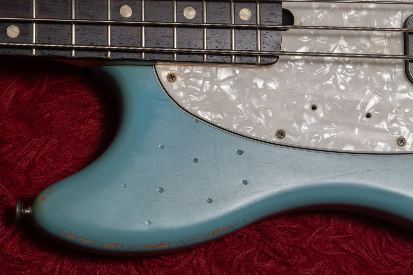 【used】Fender / JMJ Road Worn Mustang Bass Faded Daphne Blue 2021 3.620kg #MX21529611【GIB Yokohama】