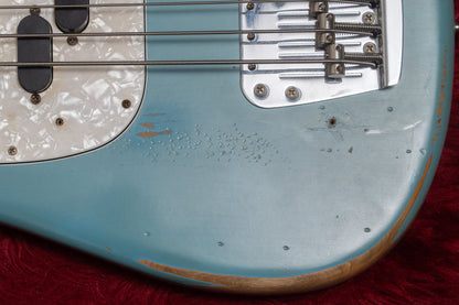 【used】Fender / JMJ Road Worn Mustang Bass Faded Daphne Blue 2021 3.620kg #MX21529611【GIB Yokohama】