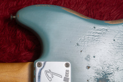 【used】Fender / JMJ Road Worn Mustang Bass Faded Daphne Blue 2021 3.620kg #MX21529611【GIB Yokohama】