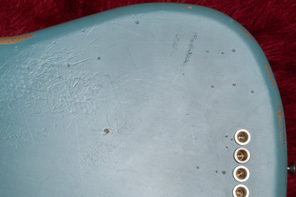 【used】Fender / JMJ Road Worn Mustang Bass Faded Daphne Blue 2021 3.620kg #MX21529611【GIB Yokohama】