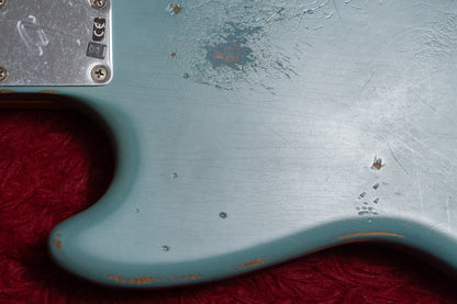 【used】Fender / JMJ Road Worn Mustang Bass Faded Daphne Blue 2021 3.620kg #MX21529611【GIB Yokohama】