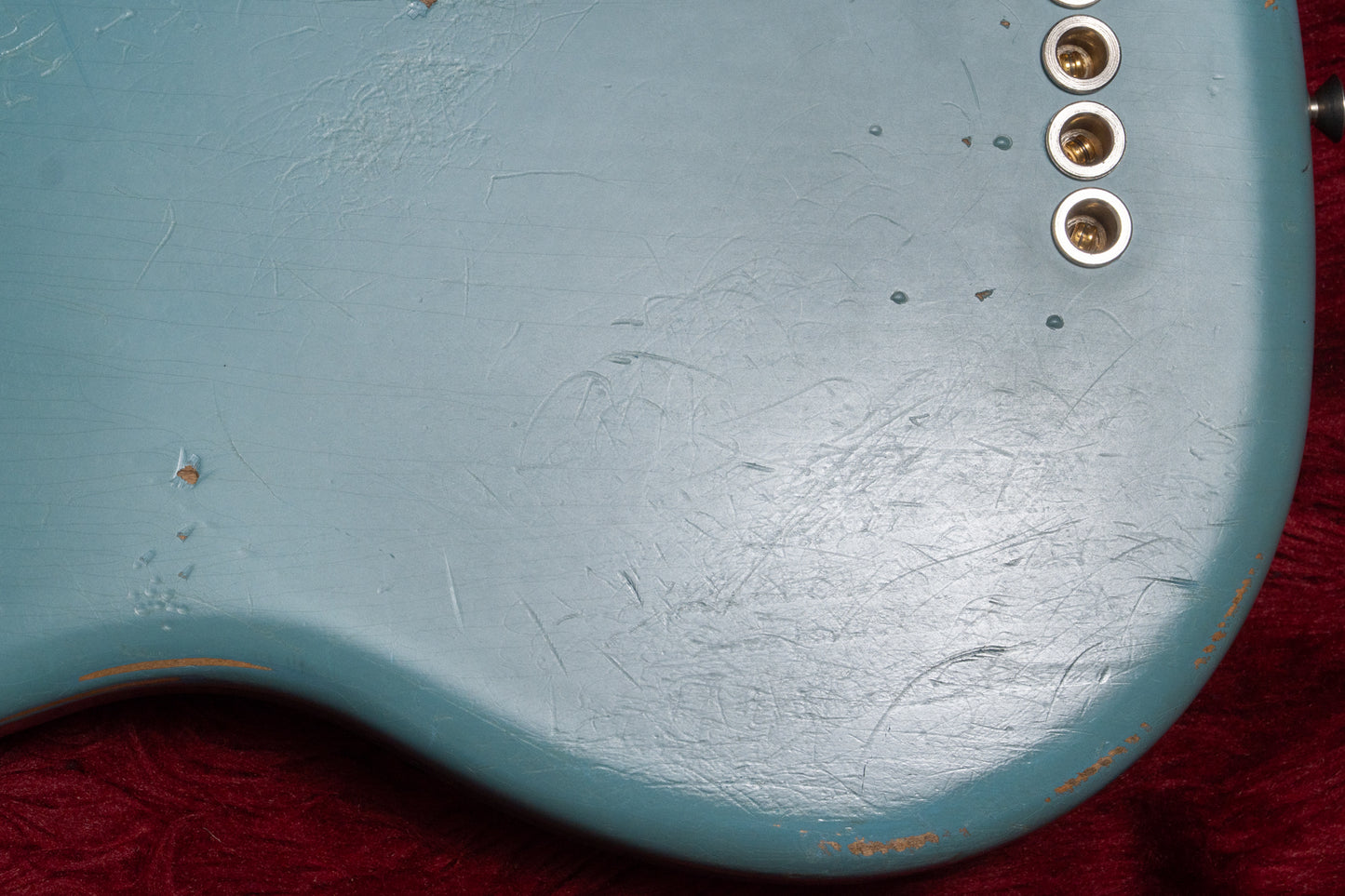【used】Fender / JMJ Road Worn Mustang Bass Faded Daphne Blue 2021 3.620kg #MX21529611【GIB Yokohama】