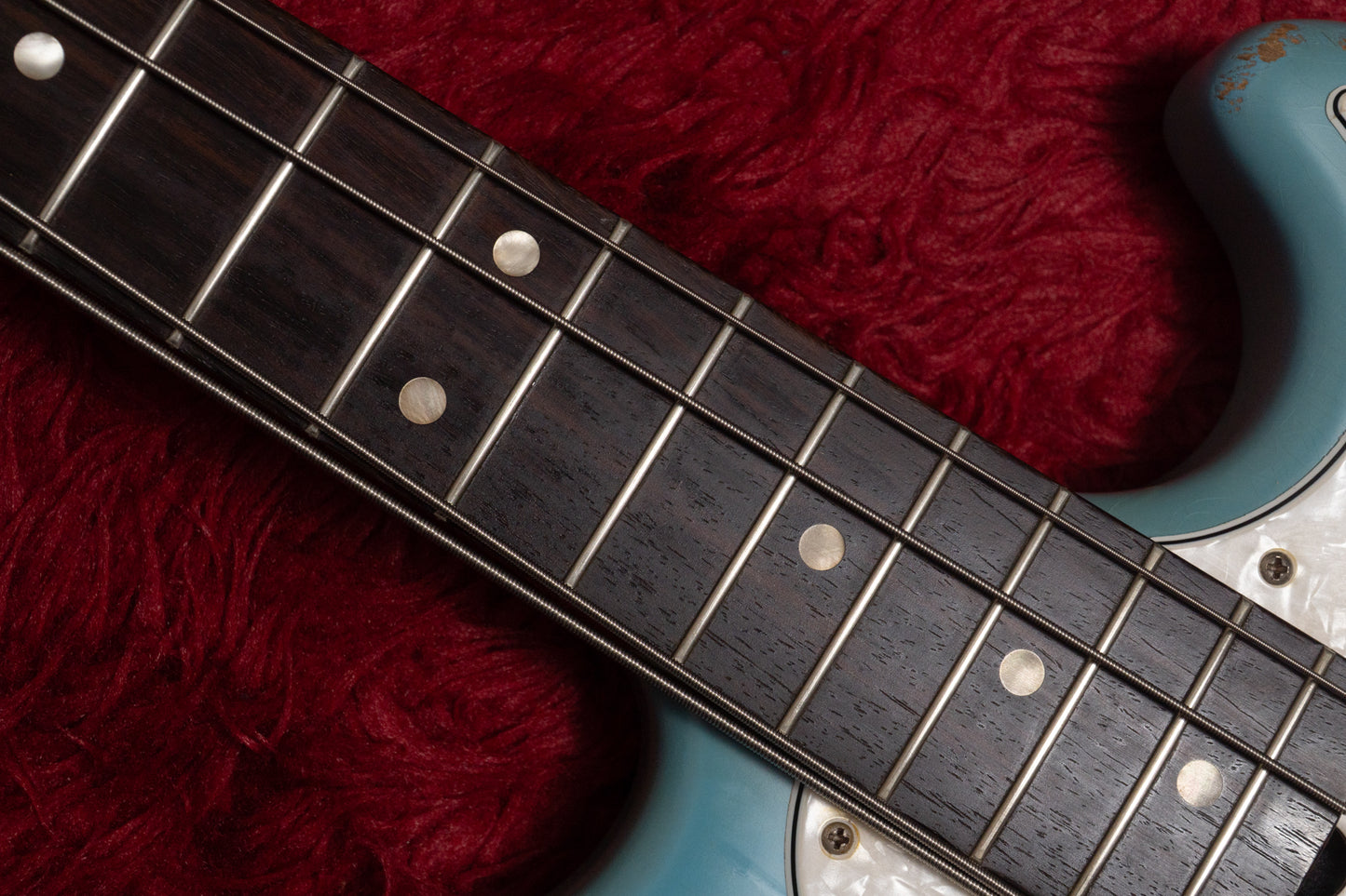 【used】Fender / JMJ Road Worn Mustang Bass Faded Daphne Blue 2021 3.620kg #MX21529611【GIB Yokohama】