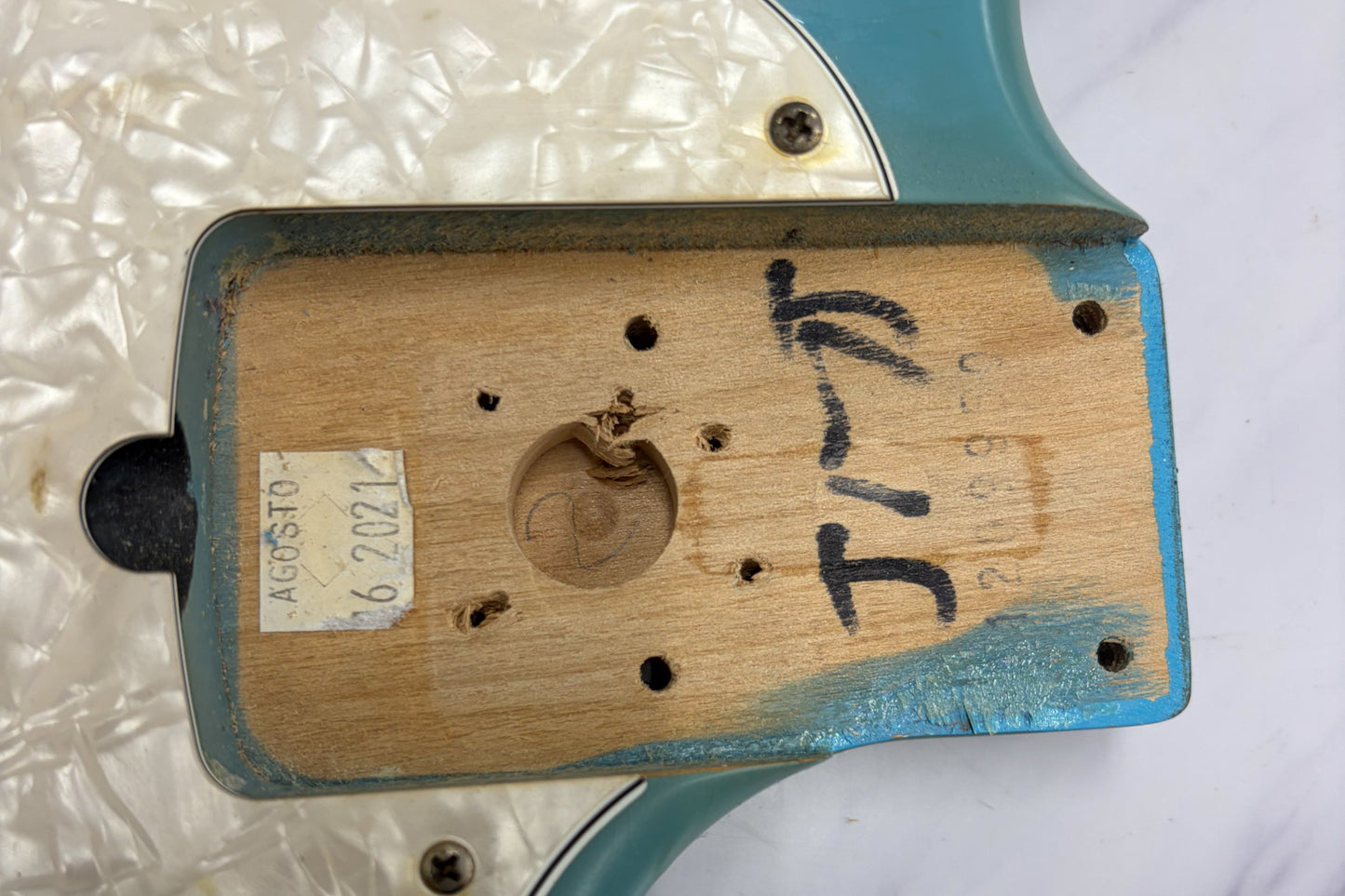 【used】Fender / JMJ Road Worn Mustang Bass Faded Daphne Blue 2021 3.620kg #MX21529611【GIB Yokohama】