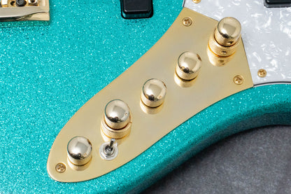 【new】Swing Guitars / Jazz Deluxe 5 Metallic Teal Green 4.94kg #26010052【GIB Hyogo】