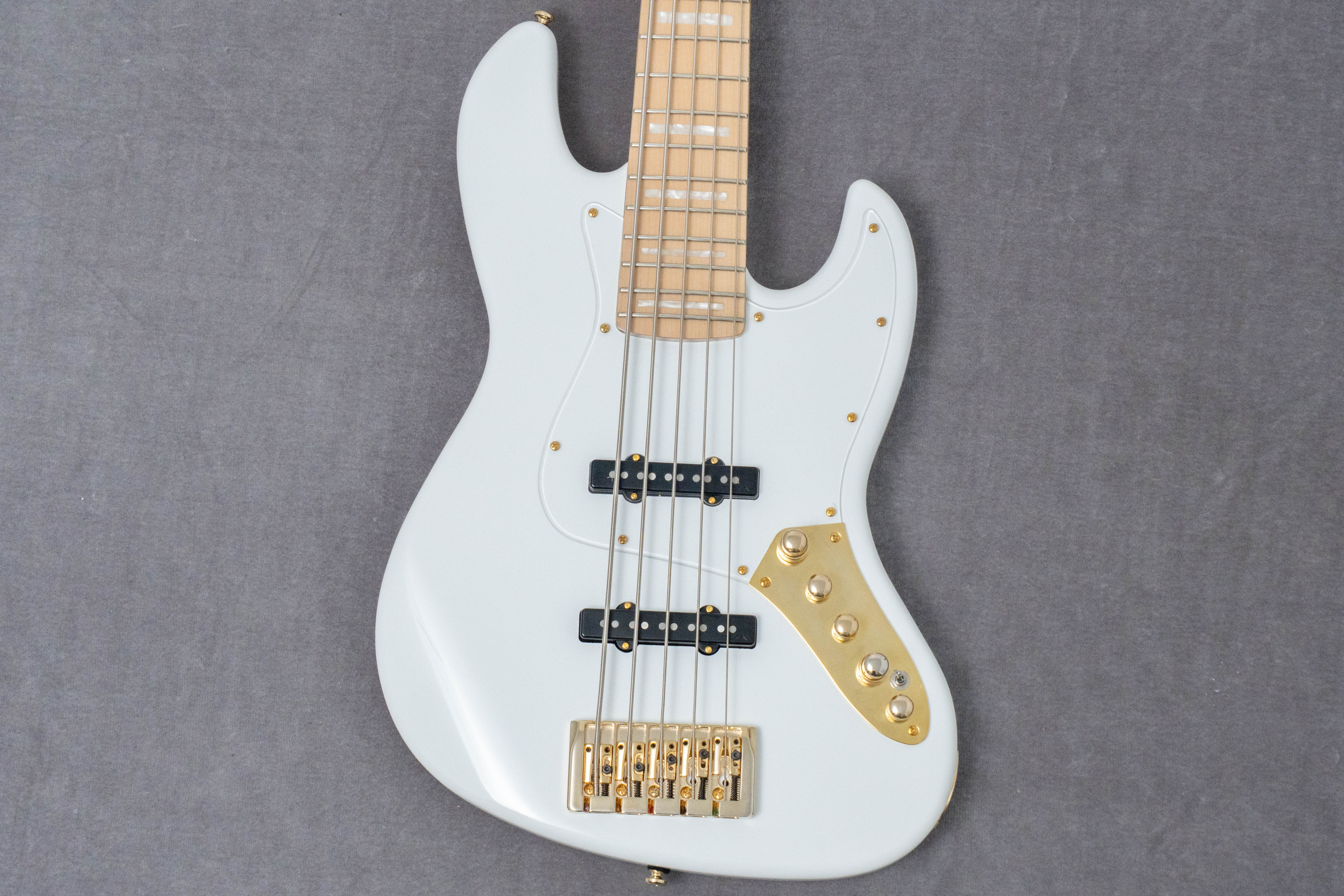 new】Swing Guitars / Jazz Deluxe 5 White 4.67kg #26010007【GIB
