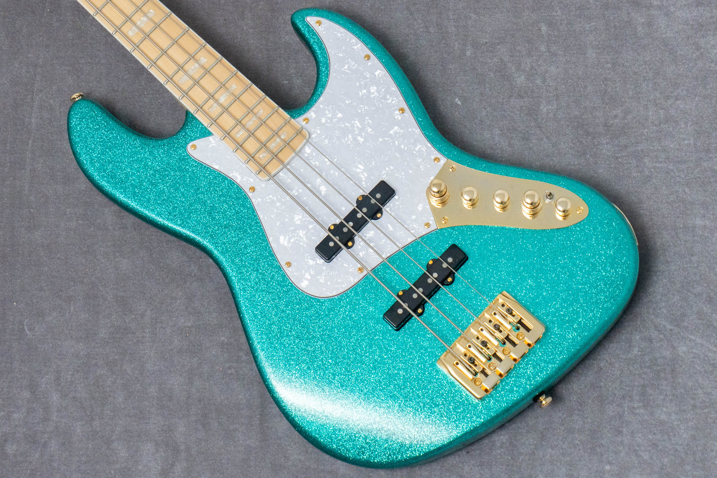 【new】Swing Guitars / Jazz Deluxe 4 Metallic Teal Green 4.49kg #26010022【GIB Hyogo】