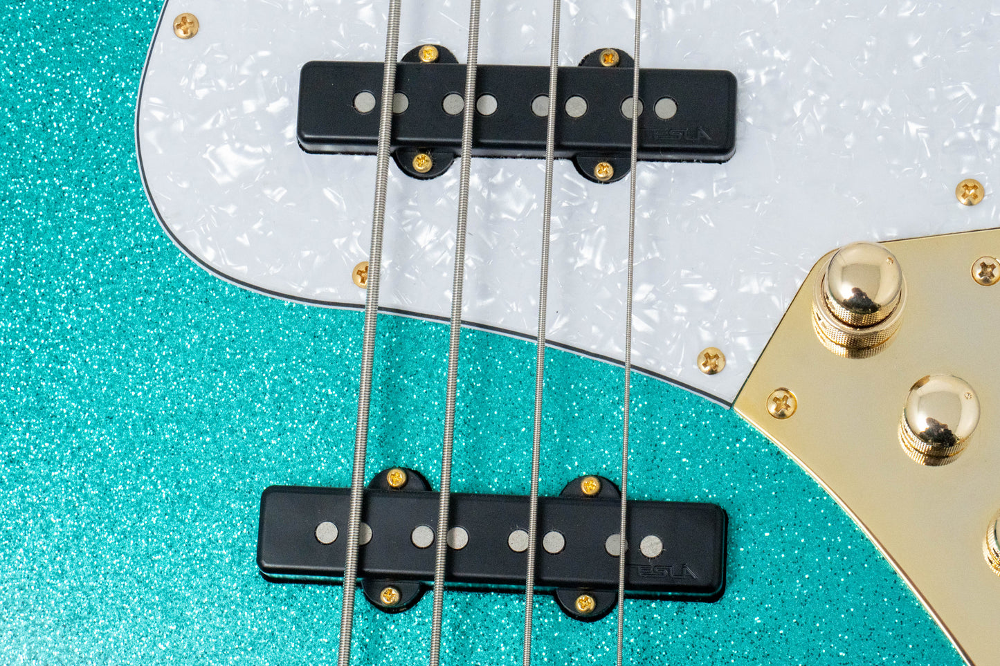 【new】Swing Guitars / Jazz Deluxe 4 Metallic Teal Green 4.49kg #26010022【GIB Hyogo】