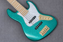 【new】Swing Guitars / Jazz Deluxe 5 Metallic Teal Green 4.94kg #26010047【GIB Hyogo】【Plek-adjusted】