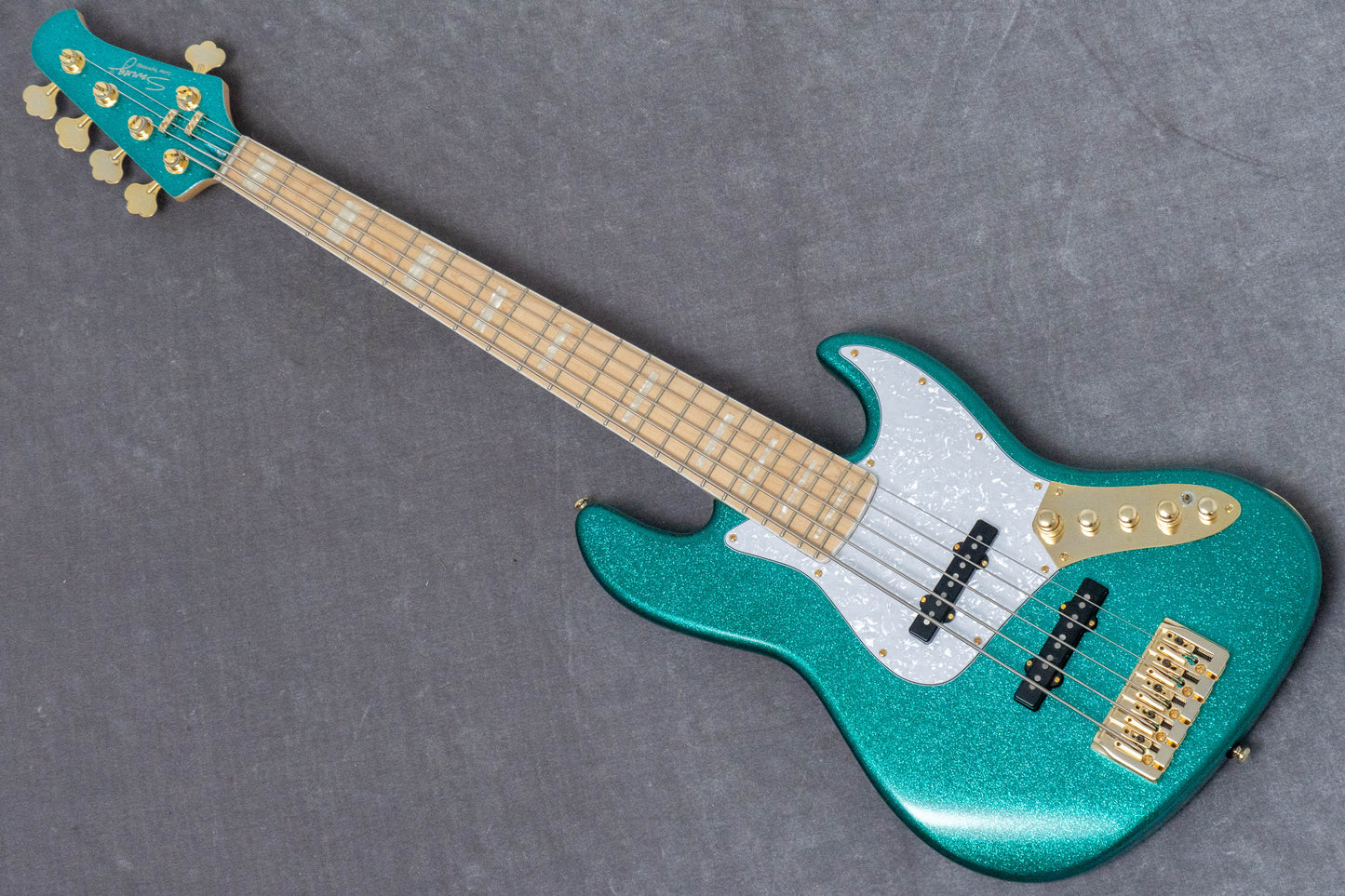【new】Swing Guitars / Jazz Deluxe 5 Metallic Teal Green 4.96kg #26010047【GIB Hyogo】