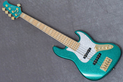 【new】Swing Guitars / Jazz Deluxe 5 Metallic Teal Green 4.96kg #26010047【GIB Hyogo】
