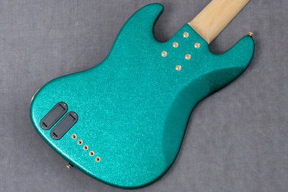 【new】Swing Guitars / Jazz Deluxe 5 Metallic Teal Green 4.94kg #26010047【GIB Hyogo】【Plek-adjusted】