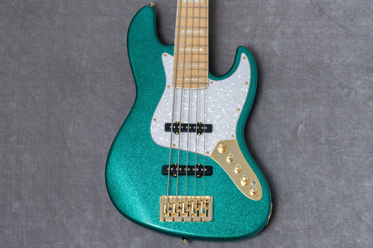 【new】Swing Guitars / Jazz Deluxe 5 Metallic Teal Green 4.96kg #26010047【GIB Hyogo】