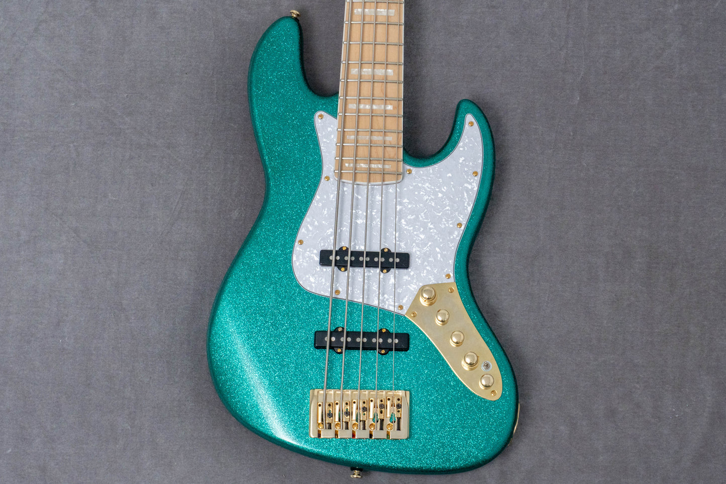 【new】Swing Guitars / Jazz Deluxe 5 Metallic Teal Green 4.94kg #26010047【GIB Hyogo】【Plek-adjusted】