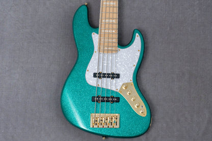 【new】Swing Guitars / Jazz Deluxe 5 Metallic Teal Green 4.94kg #26010047【GIB Hyogo】【Plek-adjusted】