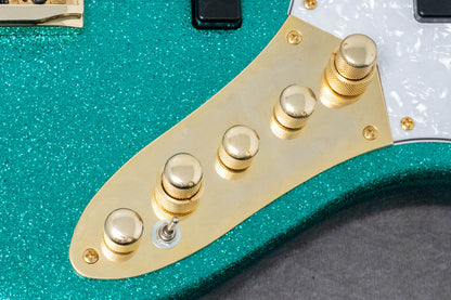 【new】Swing Guitars / Jazz Deluxe 5 Metallic Teal Green 4.94kg #26010047【GIB Hyogo】【Plek-adjusted】