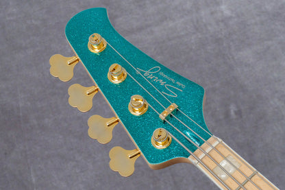 【new】Swing Guitars / Jazz Deluxe 4 Metallic Teal Green 4.6kg #26010024【GIB Hyogo】