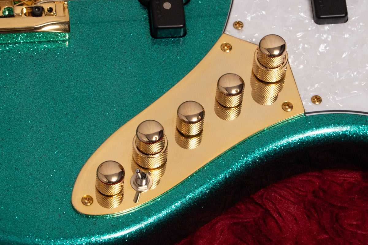 【new】Swing Guitars / Jazz Deluxe 4 Metallic Teal Green 4.500kg #26010021【GIB Yokohama】