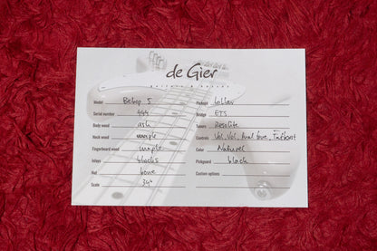 【new】De Gier / Bebop 5 Ash Natural 4.205kg #444【GIB Yokohama】