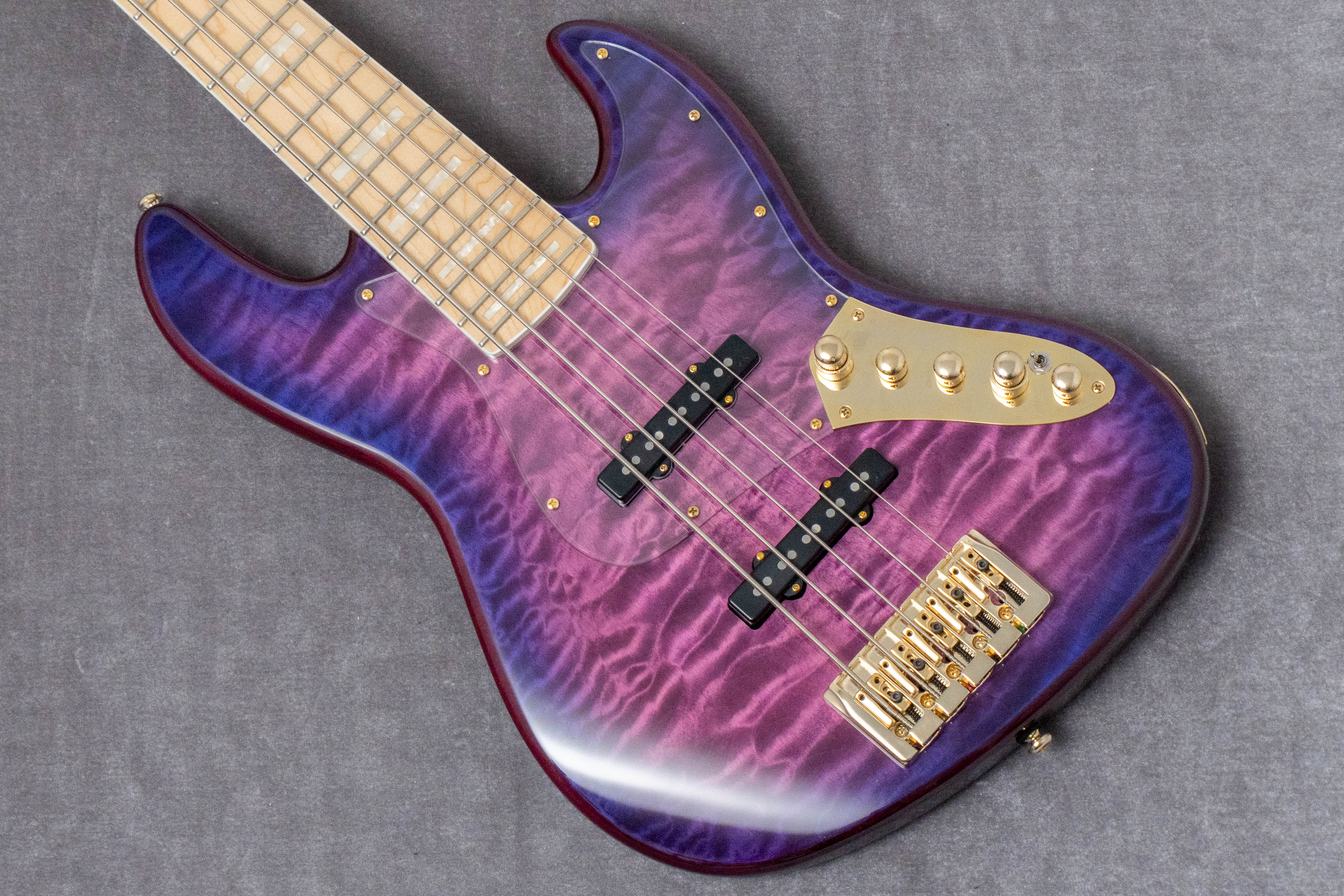 SWING G1 エレキベース レフティ new】Swing Guitars / Jazz Deluxe 5 Purple 4.8kg #26010027【GIB