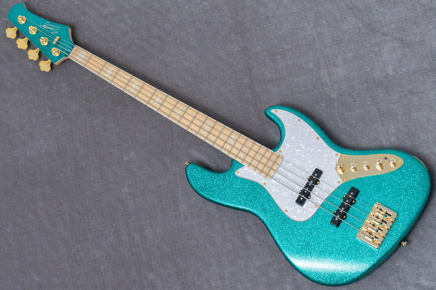 【new】Swing Guitars / Jazz Deluxe 4 Metallic Teal Green 4.52kg #26010023【GIB Hyogo】