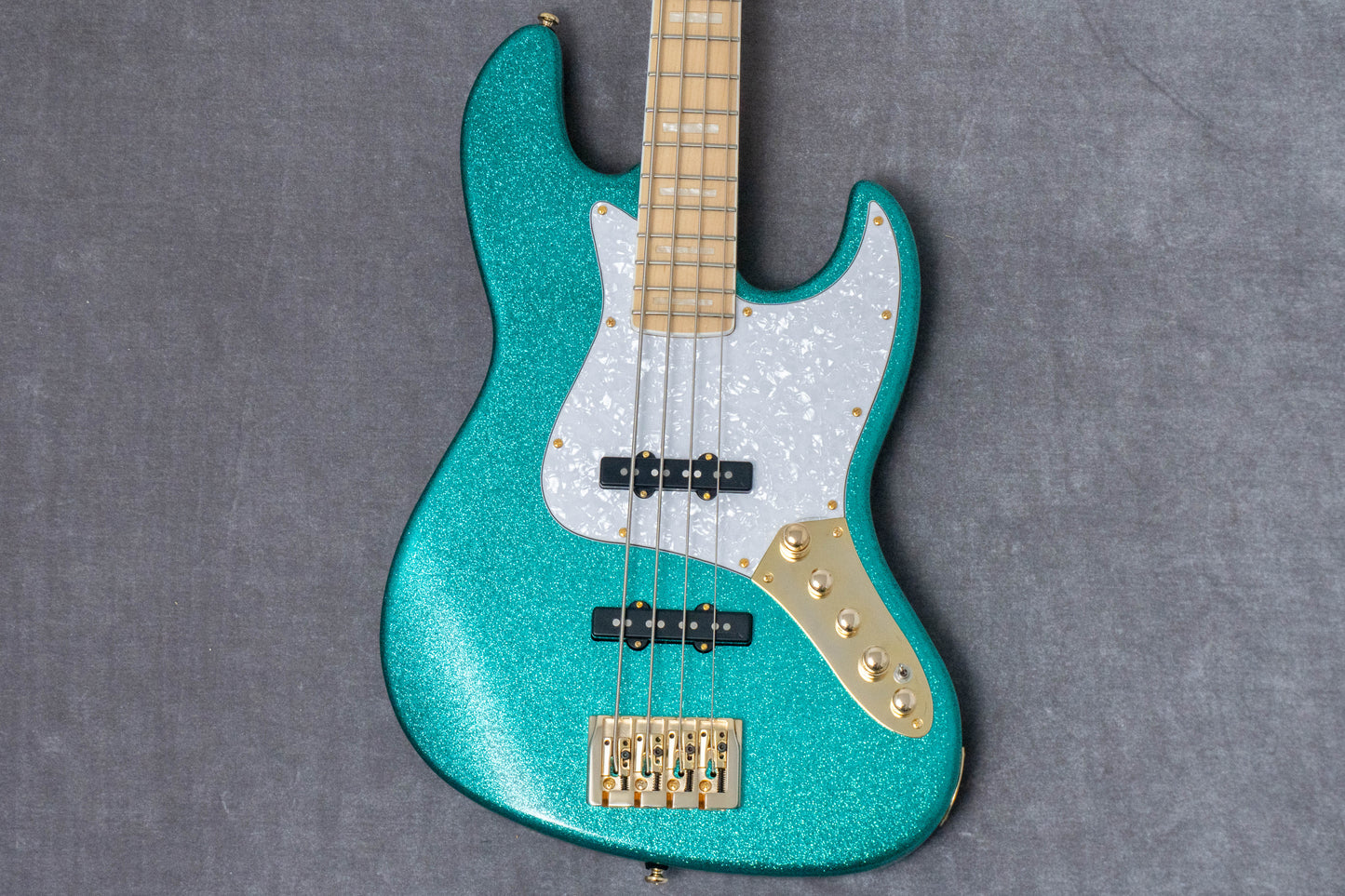 【new】Swing Guitars / Jazz Deluxe 4 Metallic Teal Green 4.52kg #26010023【GIB Hyogo】