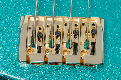 【new】Swing Guitars / Jazz Deluxe 4 Metallic Teal Green 4.52kg #26010023【GIB Hyogo】