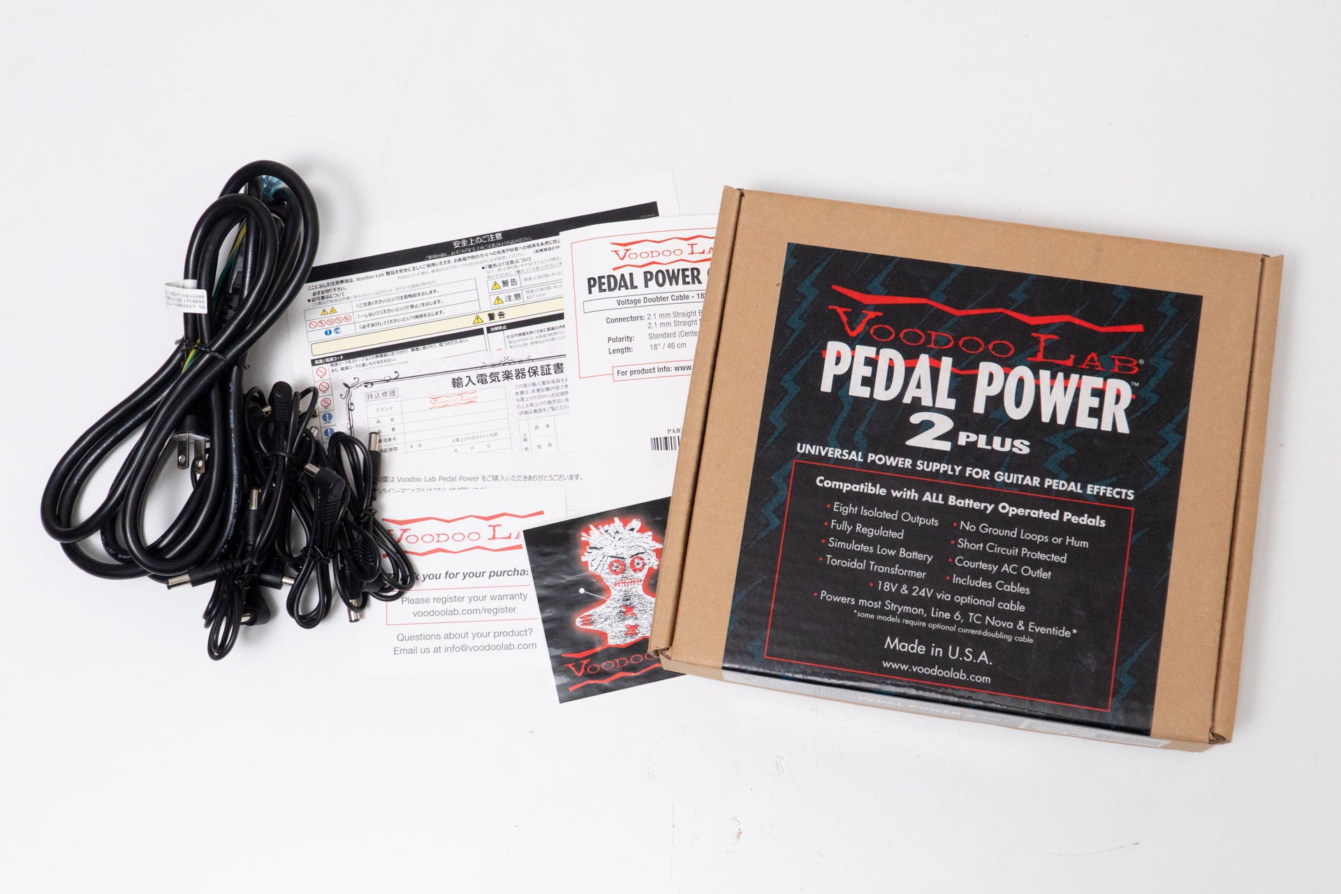 Voodoo Lab PEDAL POWER 2 Plus 付属多数 Voodoo Labs Pedal Power 2 Plus Multiunit Universal Power Supply