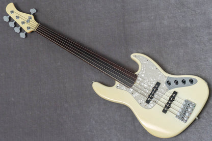 【used】Bottom Wave / MB-5 FRETLESS Majora WHITE prototype 4.26kg【Consignment】【GIB Hyogo】