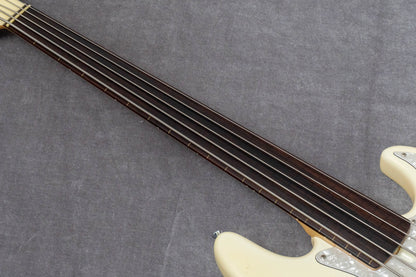 【used】Bottom Wave / MB-5 FRETLESS Majora WHITE prototype 4.26kg【Consignment】【GIB Hyogo】