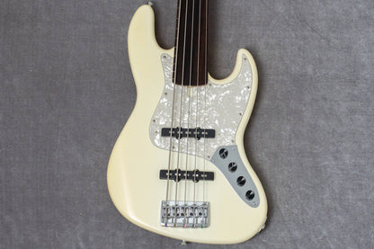 【used】Bottom Wave / MB-5 FRETLESS Majora WHITE prototype 4.26kg【Consignment】【GIB Hyogo】